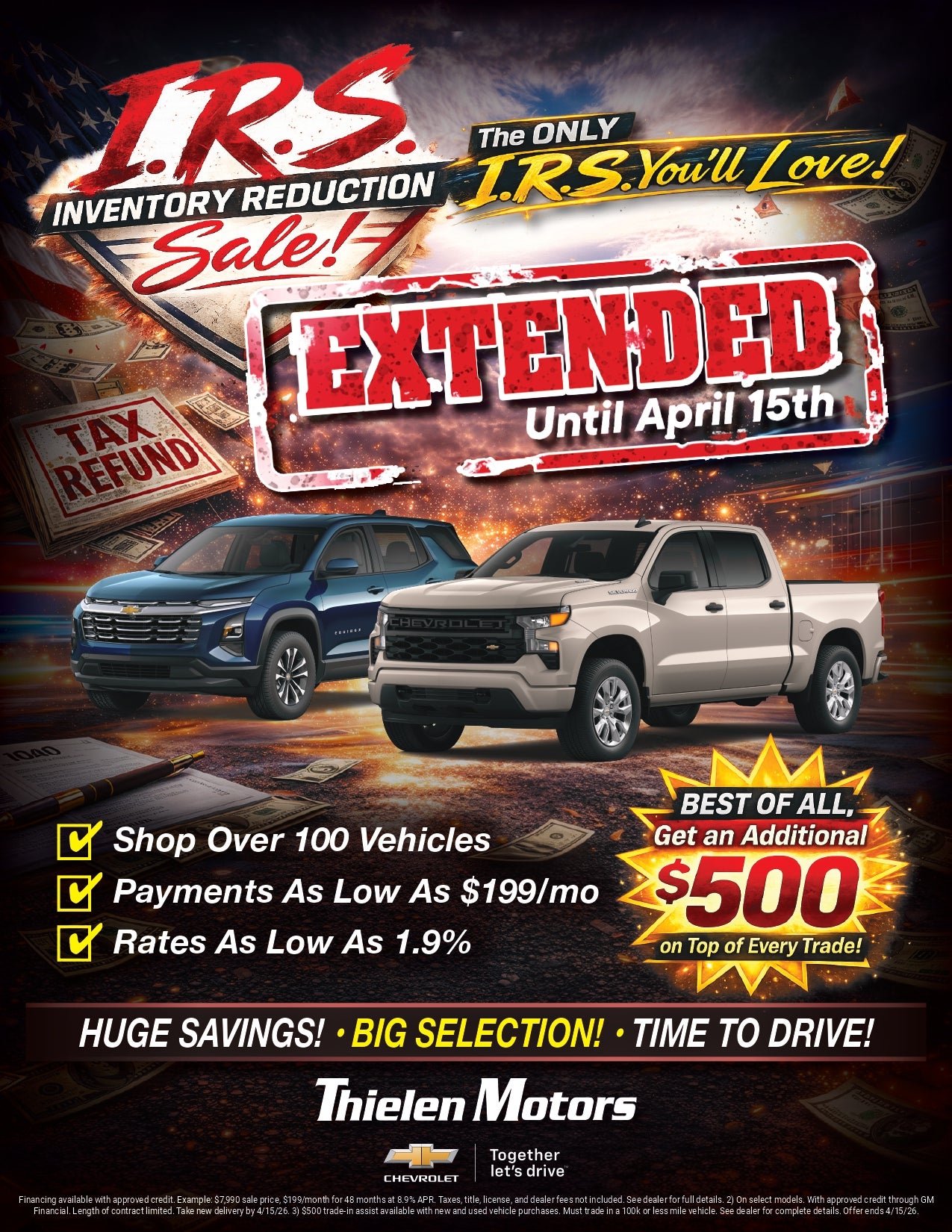 Inventory Reduction Sale Flyer