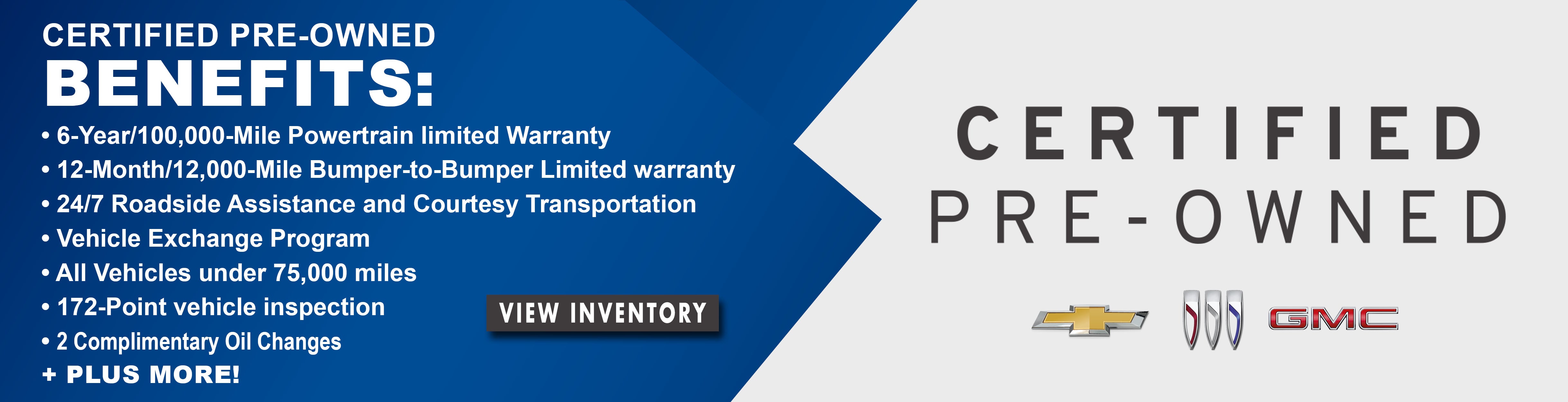 Certified Pre-Owned Benefits 